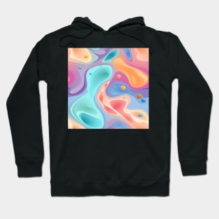 Abstract oil and water mix background Hoodie